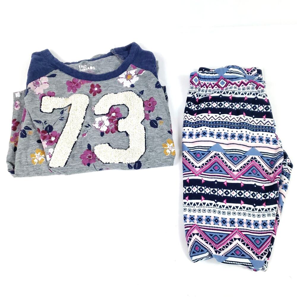 Epic Threads Lot of 2 Long Sleeve Top and leggings Girls Kids Size Small Casual